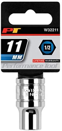 W32211 Performance Tool 1/2 Drive 11mm 6pt Socket