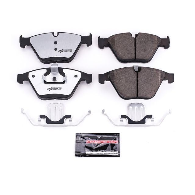 Power Stop Z26 Front Carbon-Fiber Ceramic Brake Pads For BMW 328i 2008-2013, 328i xDrive 2009-2013, 328xi 2008, X1 2013-2015 [Model Specific]