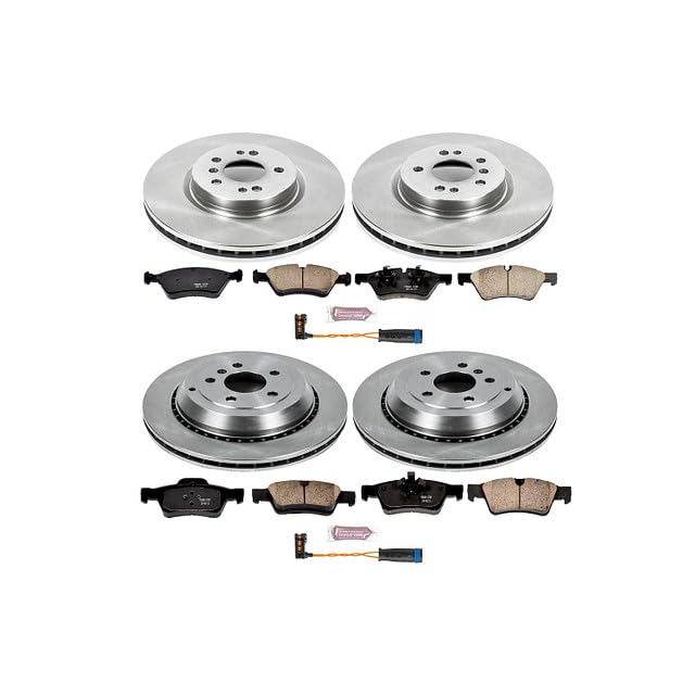 Power Stop KOE6711 Replacement Brake Kit-OE Front and Rear Brake Rotors & Ceramic Pads For Mercedes-Benz R320, Mercedes-Benz R350, Mercedes-Benz R500 [Model Specific]