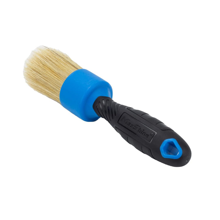 Maxshine 100% Boar's Hair or Mixed Bristle Universal Stubby Detailing Brush – Premium Detail Brush for Interior & Exterior – Ideal for Wheels, Engines, Air Vents & Trim Cleaning
