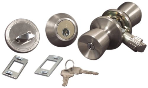Brass 4 Way Combo Lock Set with Deadbolt Valterra Products, Inc.