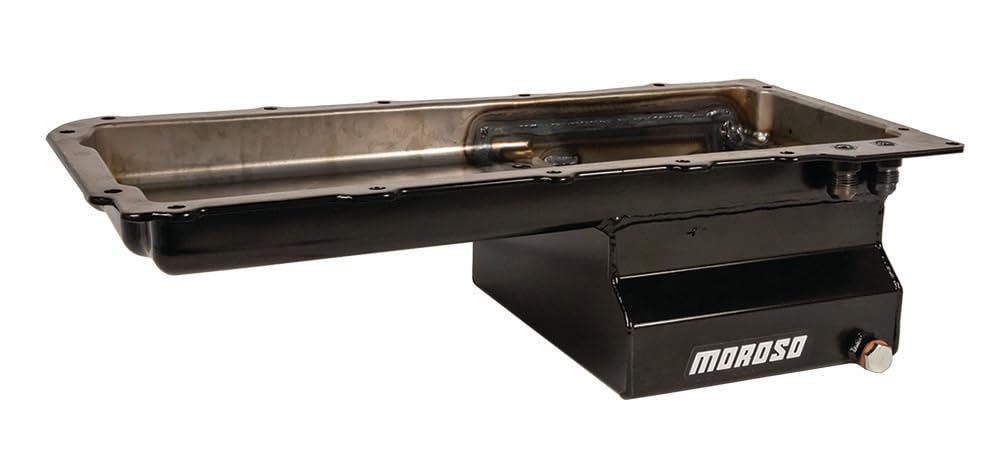 Moroso LS Swap Oil Pan 20140, Fits Early Camaro/Nova/Chevelle, Remote Oil Filter