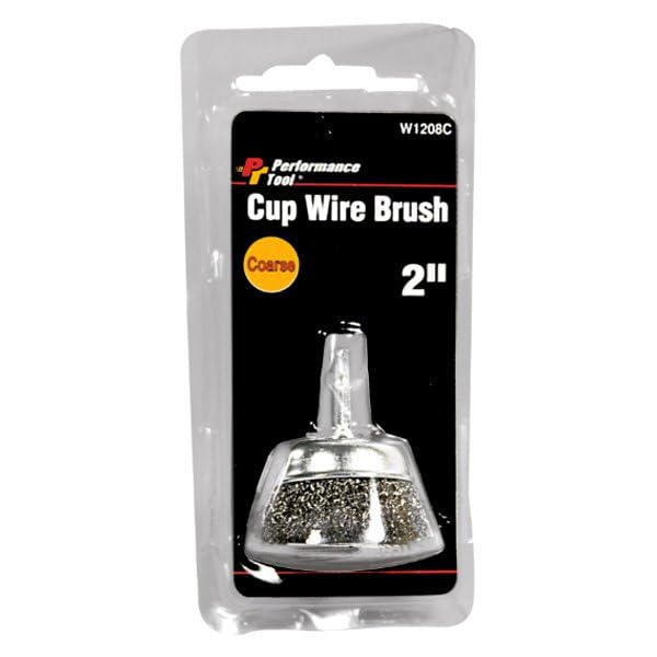W1208C Performance Tool - 2" Coarse Steel Crimped Cup Brush