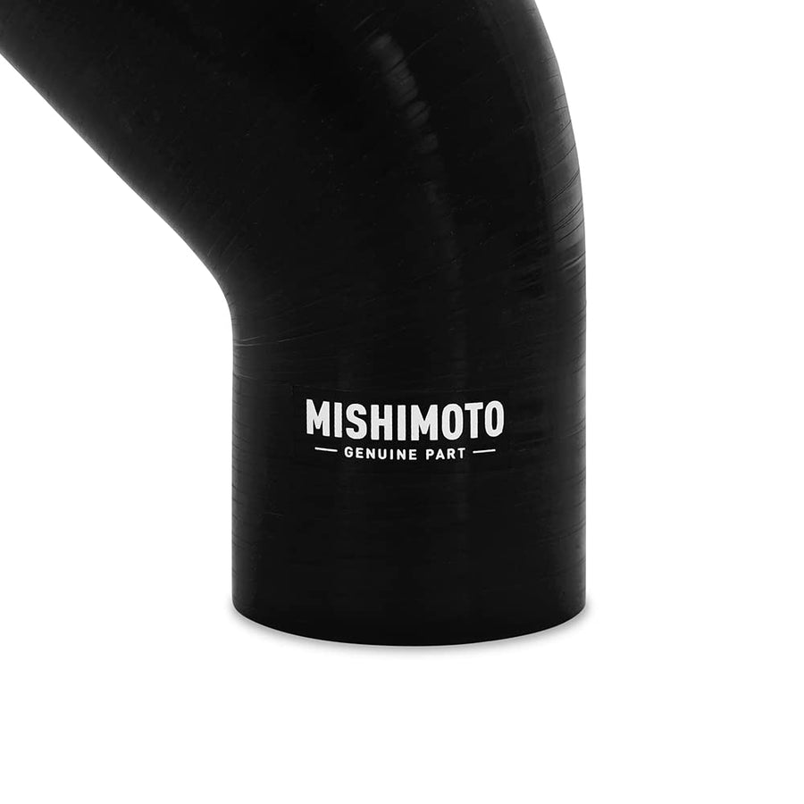 Mishimoto 45-Degree MMCP-R45-3540BK Silicone Transition Coupler, 3.50" to 4.00", Black
