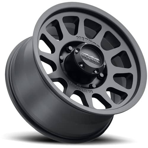 703 Method Race Wheels Black Wheel with Matte (17 x 9. inches /8 x 6 mm, -12 mm Offset)