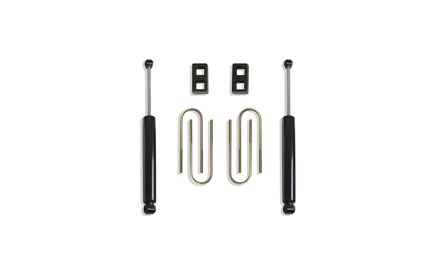 Body Lift Kit Maxtrac Suspension 902120 and Component (2In Lift Blocks, U-Bolts, Rear Maxtrac Shocks 2650Ll)