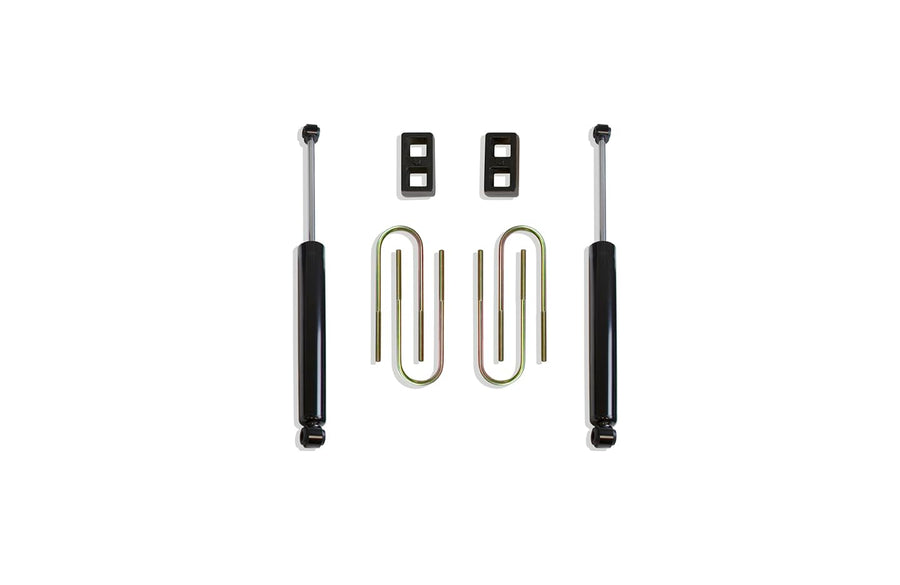 Body Lift Kit Maxtrac Suspension 902120 and Component (2In Lift Blocks, U-Bolts, Rear Maxtrac Shocks 2650Ll)