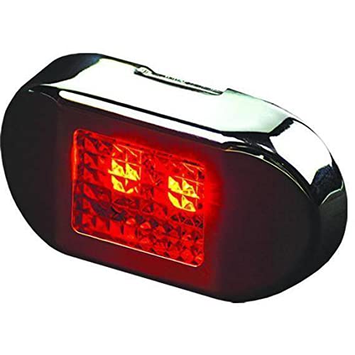 2 HO Red - Mini Accent Light - 316 SS Bezel