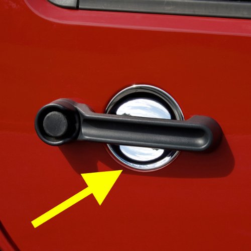 Door Handle Recess Guard Kit | Rugged Ridge | 13311.16 | Fits 2007-2018 Jeep Wrangler JKU 4-Door