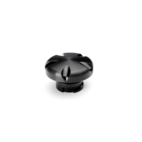 Ls Engine Oil Cap - Groove - Black Lokar Performance Products LSO-01-B