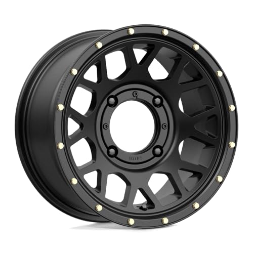 KMC KS135 ATV Grenade 15x10 4x156 +0mm Satin Black Wheel Rim 15" Inch