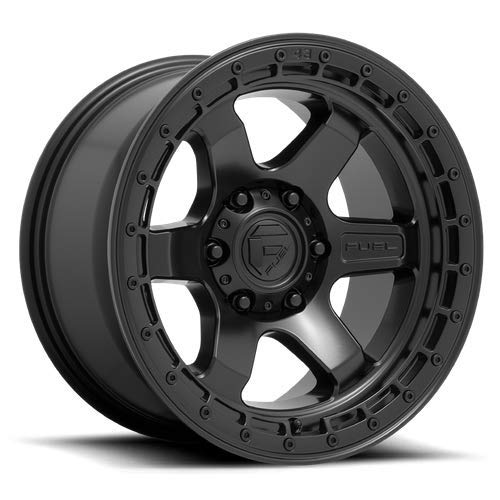 1PC Fuel D750 18X9 5X5.0 MT-BLK-BLK-RG 01MM - D75018907550