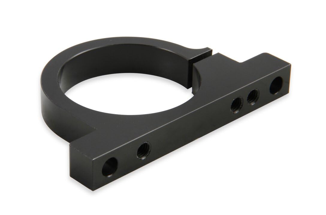 Holley 162-574 Mounting Bracket Black HP and VR Series Billet Fuel Filters