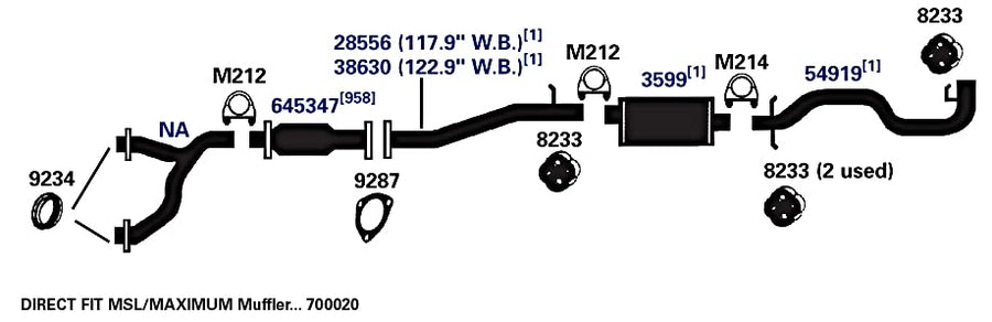 700020 AP Exhaust Products Muffler