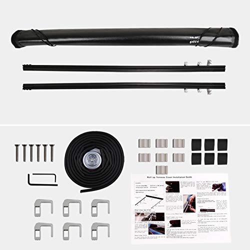 Roll Up Spec-D Tuning Vinyl Tonneau Cover Compatible with Ford F150 6'6" Short Bed 2004-2014