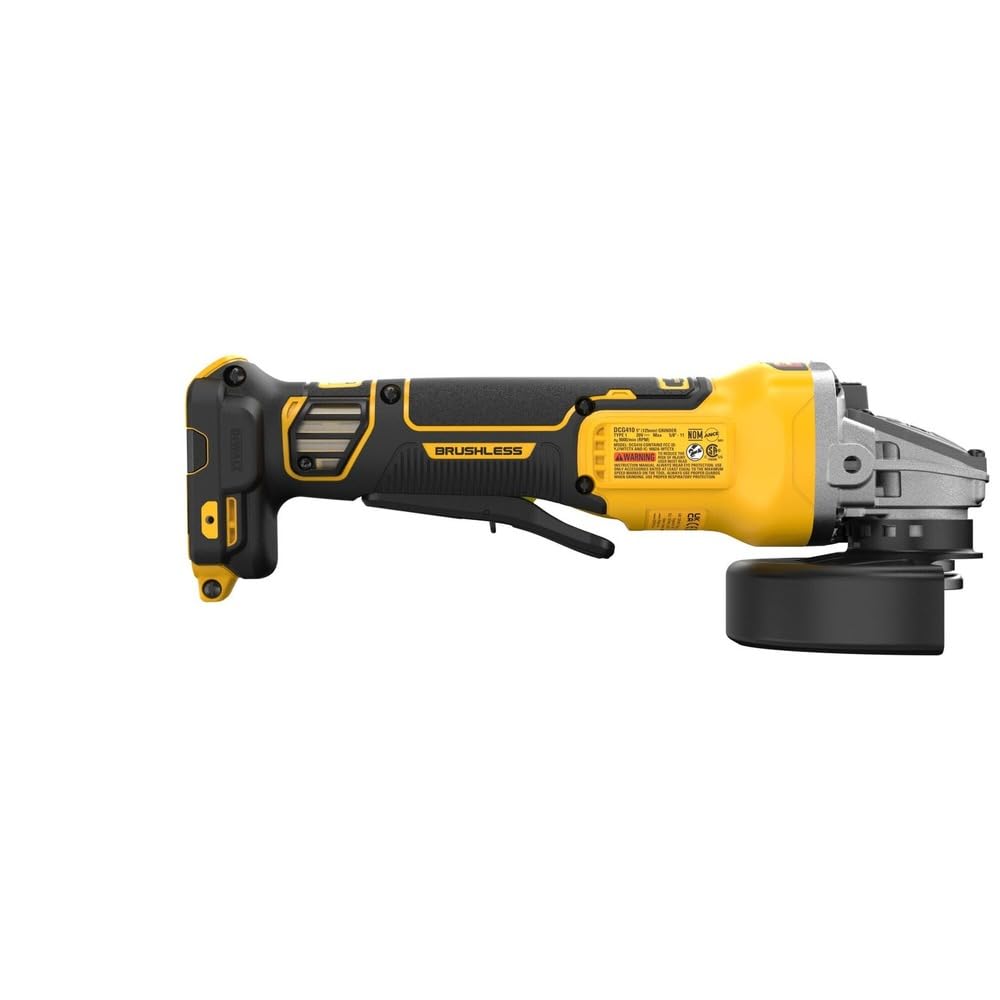 20V MAX* DEWALT XR Brushless Cordless 4-1/2-5 in. Angle Grinder (Tool Only) (DCG410B)