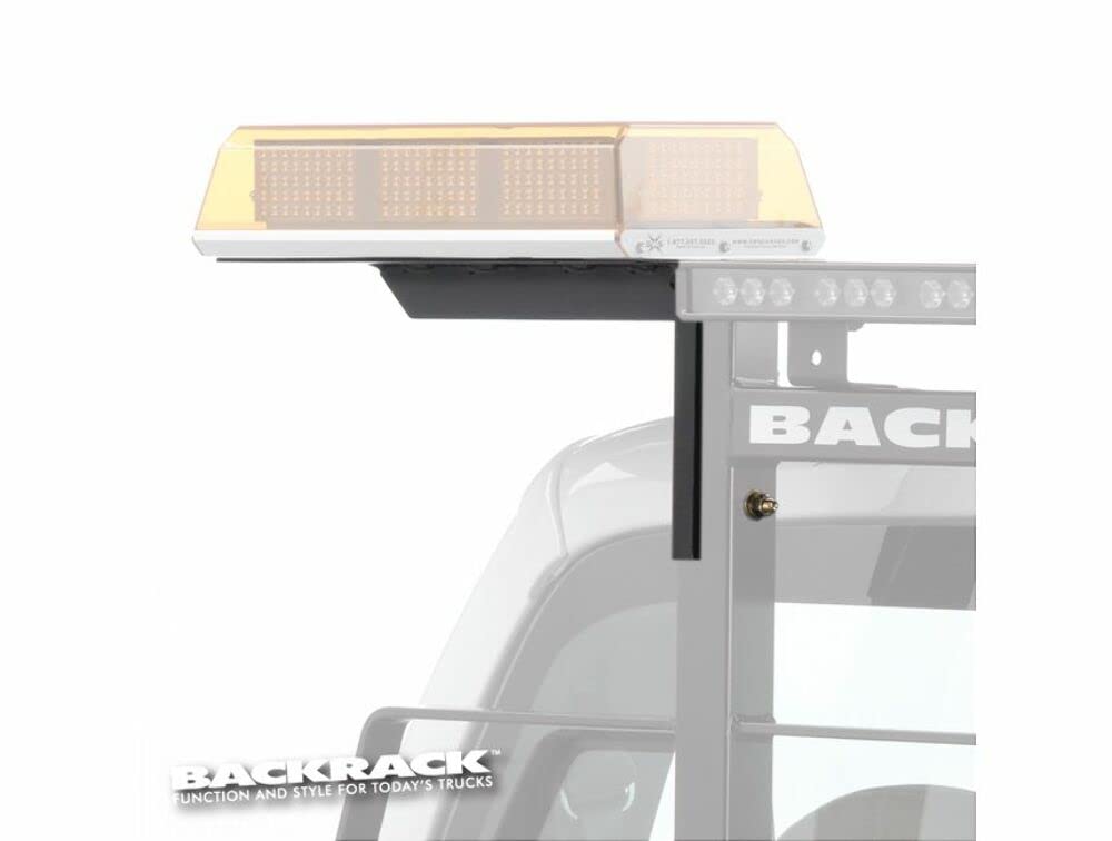 Light Bracket Backrack(TM) for round strobe lights, Driver's side mount, 10.5" octagon base