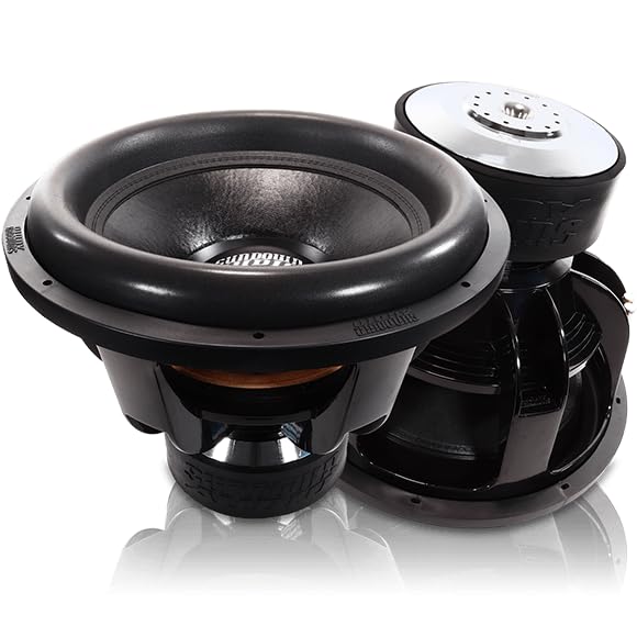 18" Sundown Audio X v.3 Subwoofer – Dual 1 Ohm, 2500W RMS/5000W Peak, 3" VC, 30mm Xmax, Mega-Roll v.2 Surround, Triple Stack Motor, Deep Bass SPL Sub for Ported Enclosures