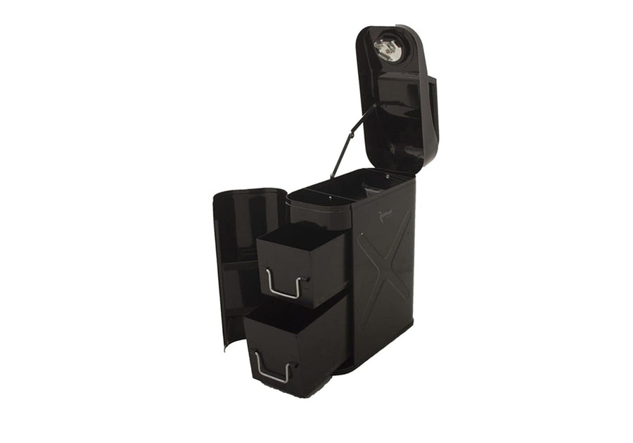 Trail Fuel Storage Can RAMPAGE PRODUCTS | 5 Gallon Capacity, Steel, Black | 86635 | Universal Fit