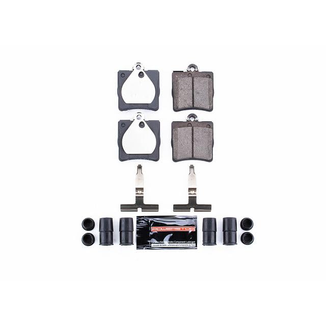 Power Stop Z23-779 Z23 Evolution Sport Carbon Fiber Ceramic Brake Pads with Hardware For Crossfire, C230, C230, C240, C280, SLK230, SLK280, SLK300, SLK320 [Model Specific]