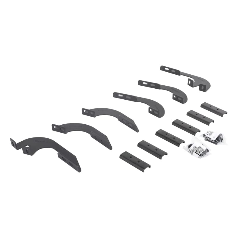 Go Rhino V-Series V3 / RB10 Slim / RB20 Slim / RB30 Slim Mounting Brackets | Mild Steel, Textured Black | 6944296 | Fits 2005-2023 Toyota Tacoma Double Cab Pickup