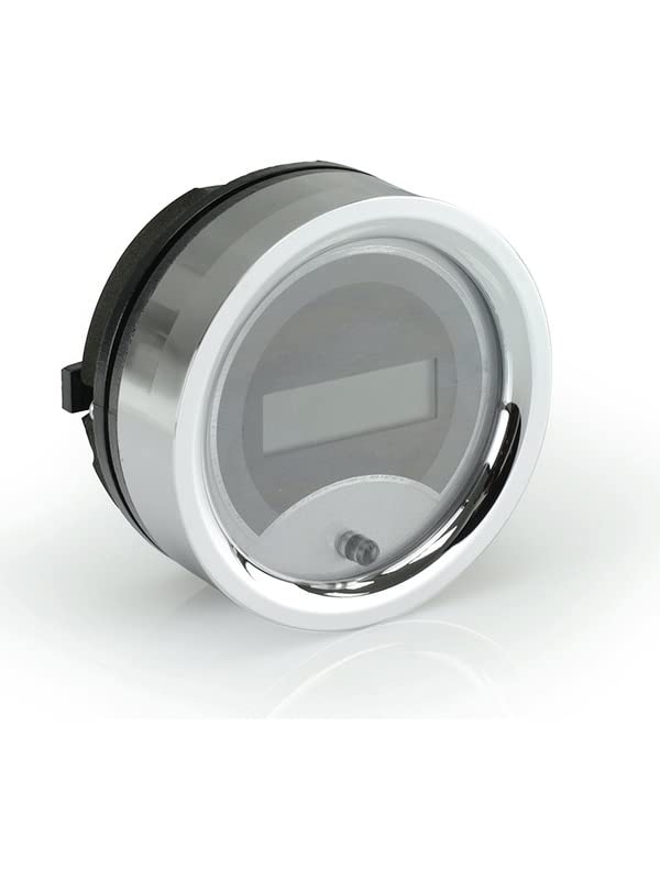Dakota Digital 58-62 Chevy Corvette Clock Digital Gauge use with VHX gauges only Silver Alloy Blue Backlighting VLK-58C-VET-S-B
