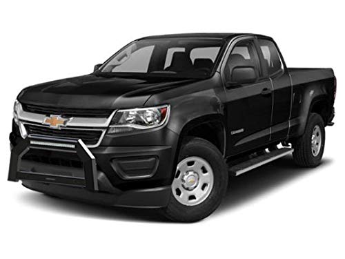 Bull Bar Black Horse Armour No Skid Plate Matte Black Compatible with 2015-2022 Chevrolet Colorado|2015-2022 GMC Canyon-AB-GM20