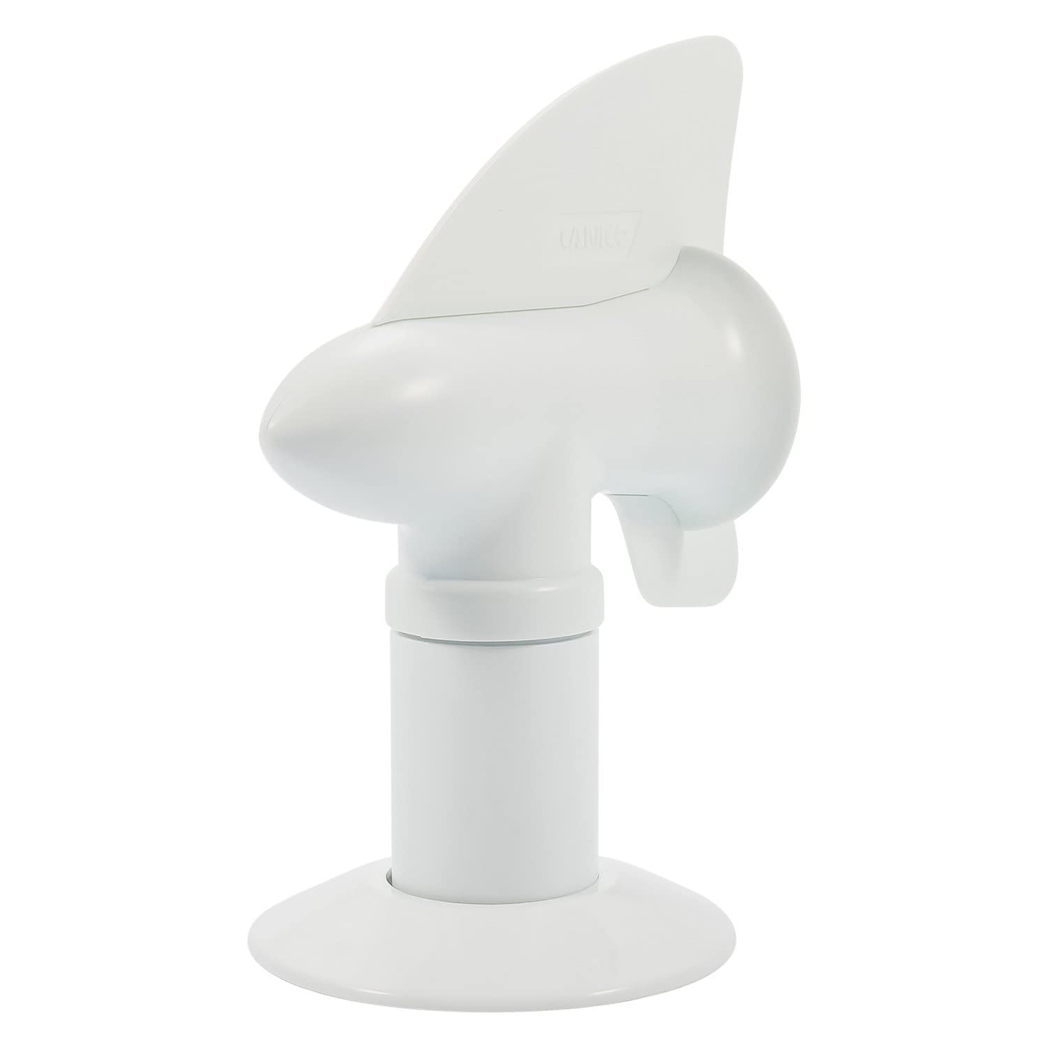 Camco Cyclone Sewer Rotating Plumbing Vent - Rids Odors from Your RV Holding Tank, Rotes 360 Degrees to Pull Odors Up and Away - White (40595)
