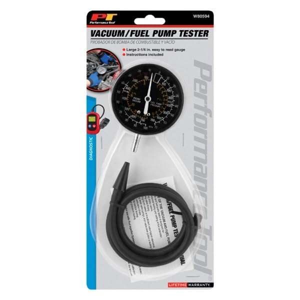 Multi-Use Performance Tool W80594 Vacuum and Fuel Pump Tester for Carburetor, Valve, and Head Gasket Testing with Instructions Included