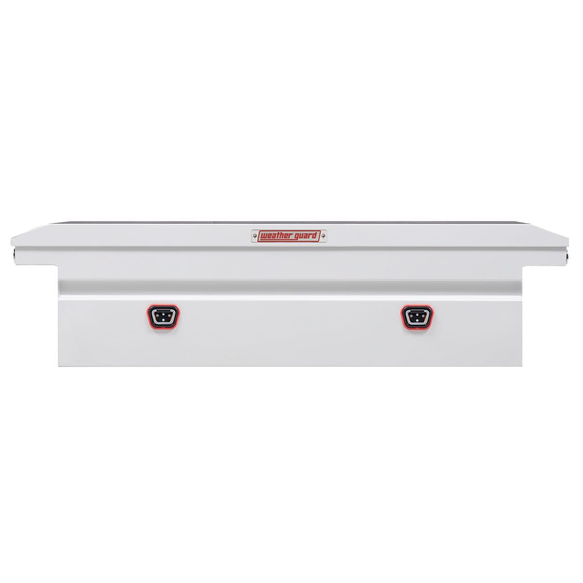 Weather Guard Saddle Box Model 120-3-04, Steel, Full Low Profile, White, 11.0 cu ft
