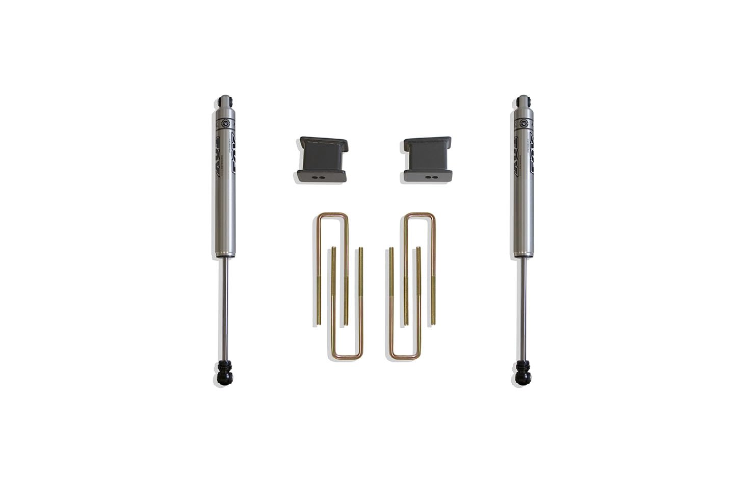 U-BOLTS 4" LIFT BLOCKS R FOX SHOCKS
