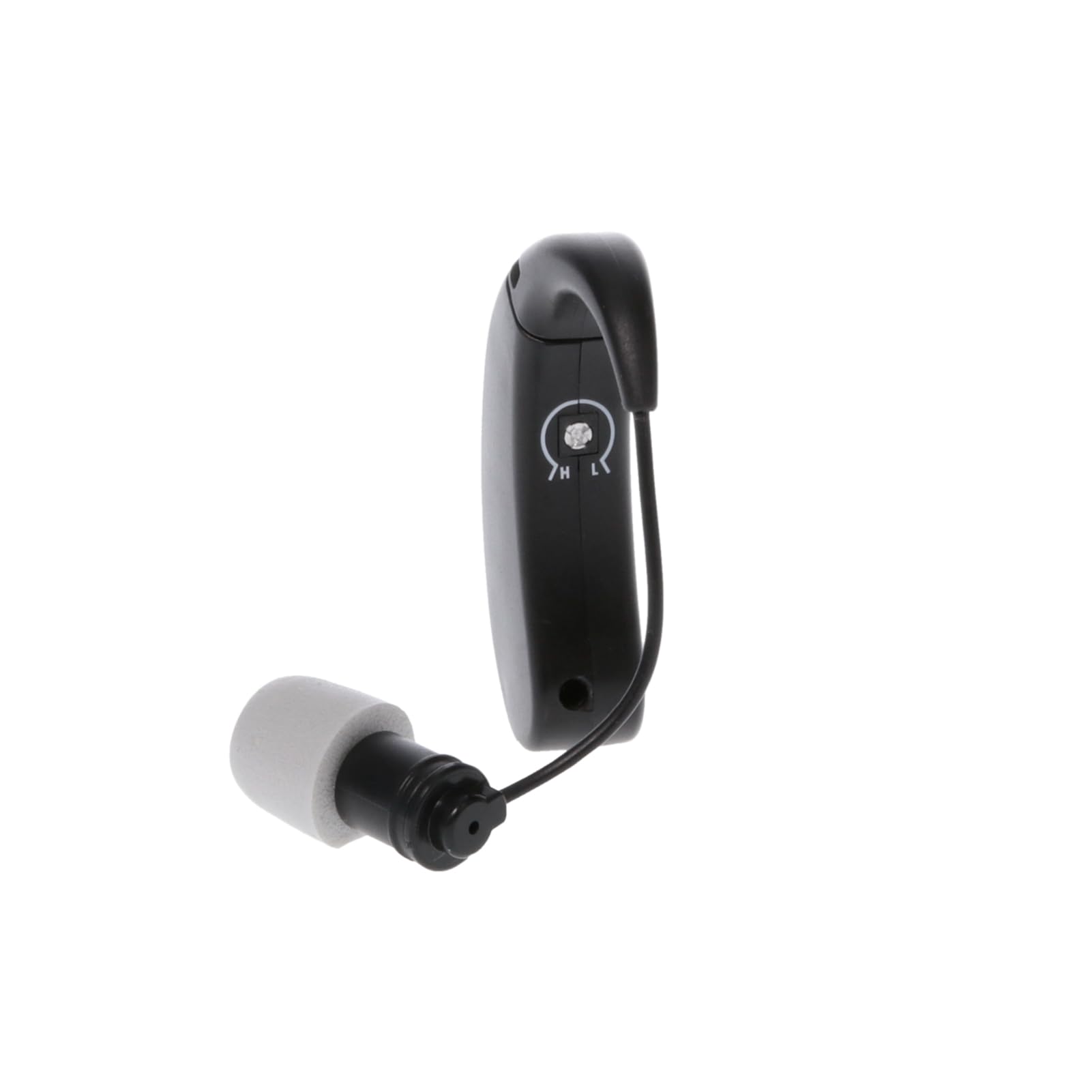 WALKER'S Rechargeable Ultra Ear BTE Compact Adjustable 22dB Noise Reduction Hunting Outdoor Sound Amplifier Hearing Enhancer | Ear Tips, USB Charging Cable, Cleaning Brush - Single
