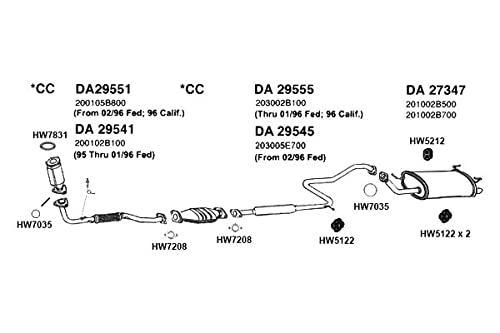 HW7035 Ansa - Exhaust Pipe Flange Gasket