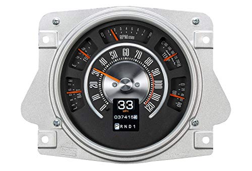 Dakota Digital Compatible with 1961-66 Ford Pickup Truck RTX-66F-BRO-X and 1966-77 Bronco Retrotech Gauge Instrument System