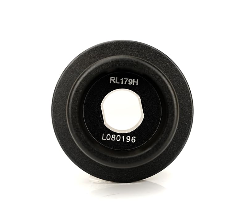 NRG Innovations Short Hub Race Steering Wheel Compatible With 1979-2004 Ford Mustang, Black, Anodized Finish, NRG-SRK-RL179H