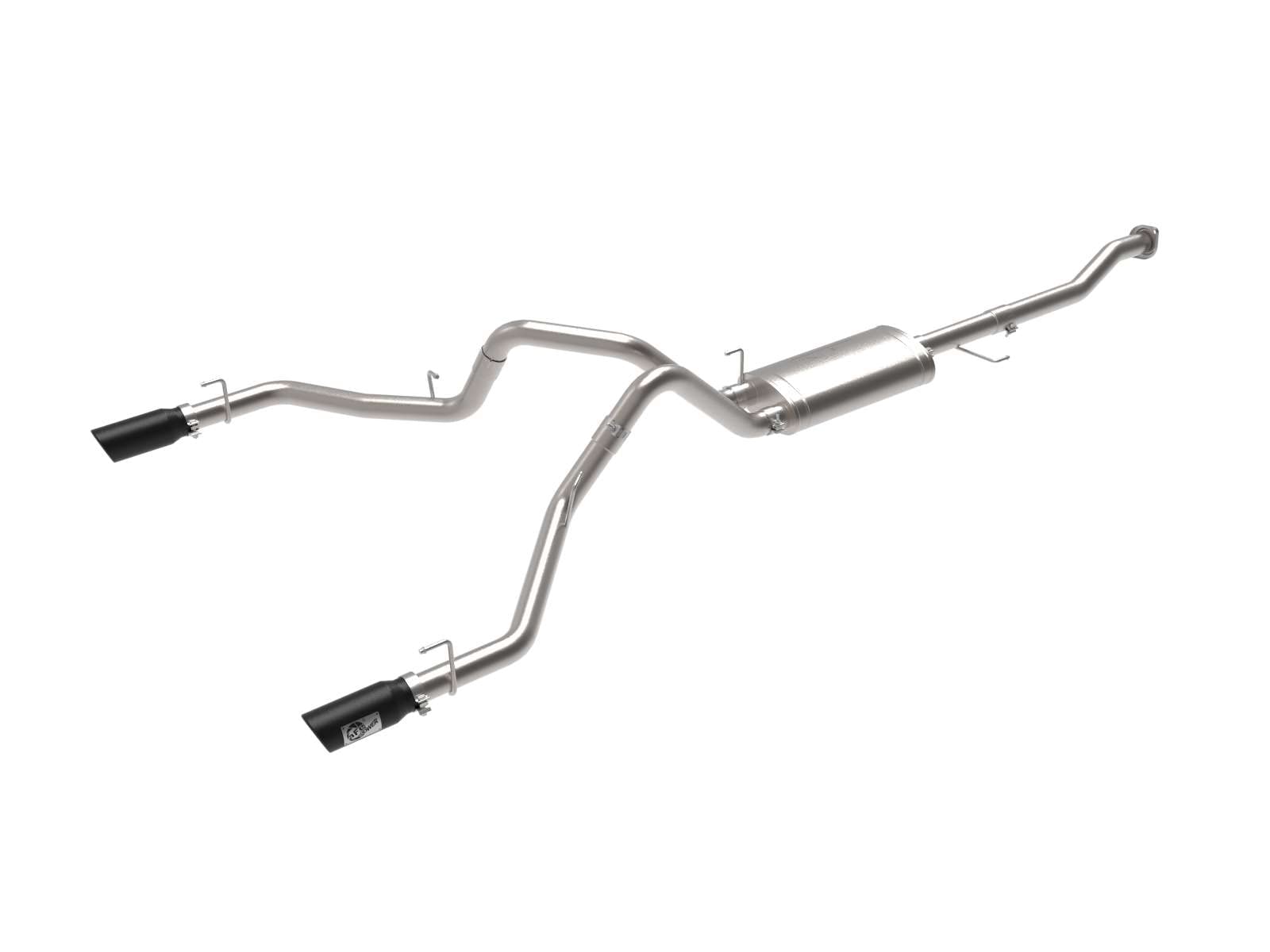 Vulcan Series aFe POWER 49-33130-B Cat-Back Exhaust System, 3" 304 Stainless Steel, Black Tips, for 2015-2020 Ford F-150