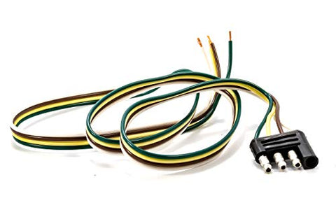 4-Way EAZ LIFT Wishbone Trailer Harness Male Plug 36" (64843)