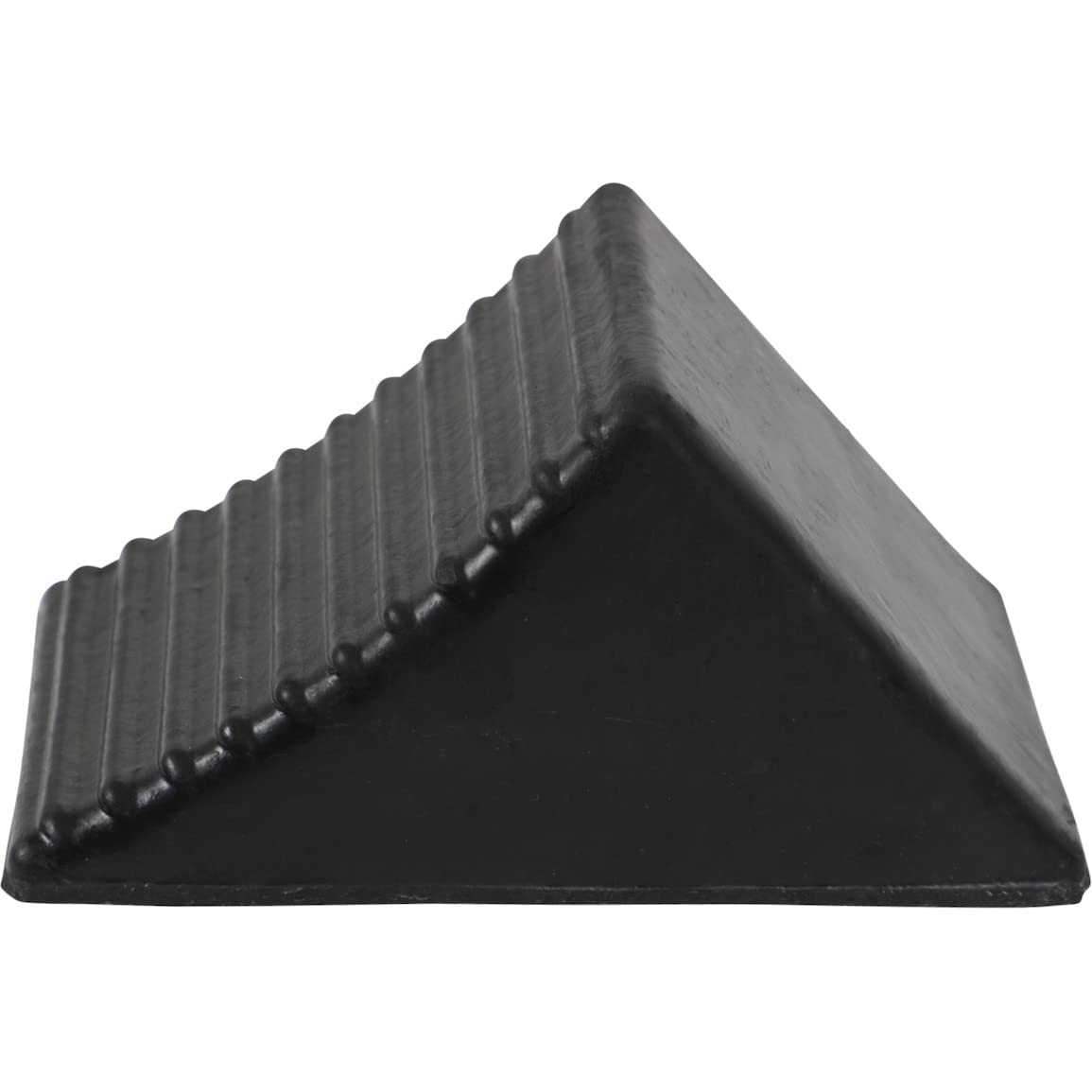 Rubber Wheel Chock Buyers Products WC1467A, 5x6x5 in – Resists Oil, Rust, Salt & Sun – Durable & Secure Tire Stopper for Service and Parking – Ideal for Cars, Utility Vehicles, Trailers, Trucks & RVs