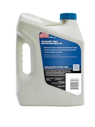 SAE 80W-90 Valvoline High Performance Gear Oil 1 GA