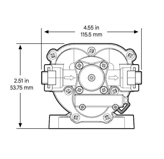 Power RV 3200 REMCO Freshwater Pump 3214-1C4-82L-SB