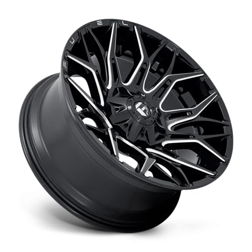 D769 TWITCH FUEL OFF-ROAD 22X10, 8X180, 4.79, 18mm GLOSSY BLACK MILLED - D76922001847