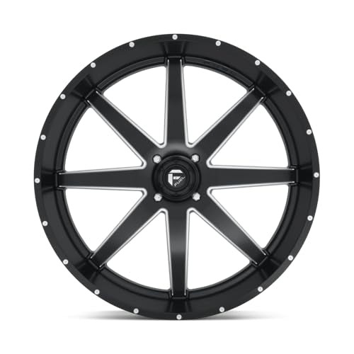 UTV Fuel D538 30x6 4x137 +1mm Black/Milled Wheel Rim 30" Inch