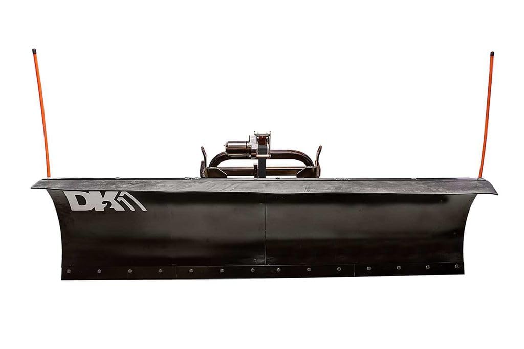 88-Inch DK2 Universal x 26-Inch Hitch-Mounted Winch-Driven Snowplow Kit