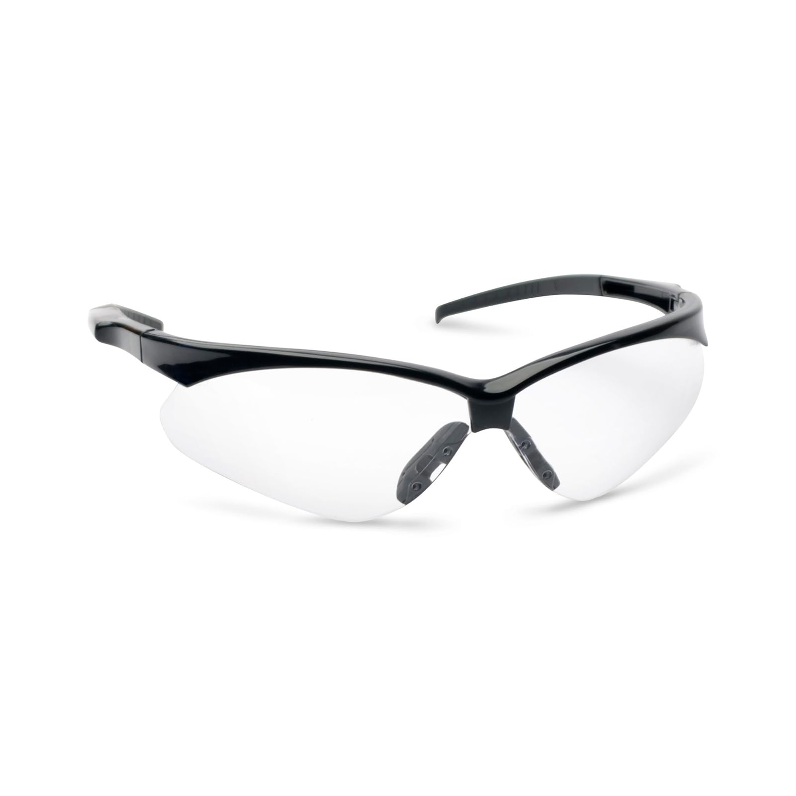 Walker's Sport Crosshair Shooting Glasses - Lightweight Impact-Resistant Polycarbonate Lenses Soft Non-Slip Adjustable UV Protection Hunting Range Shooting Sports Glasses, Clear