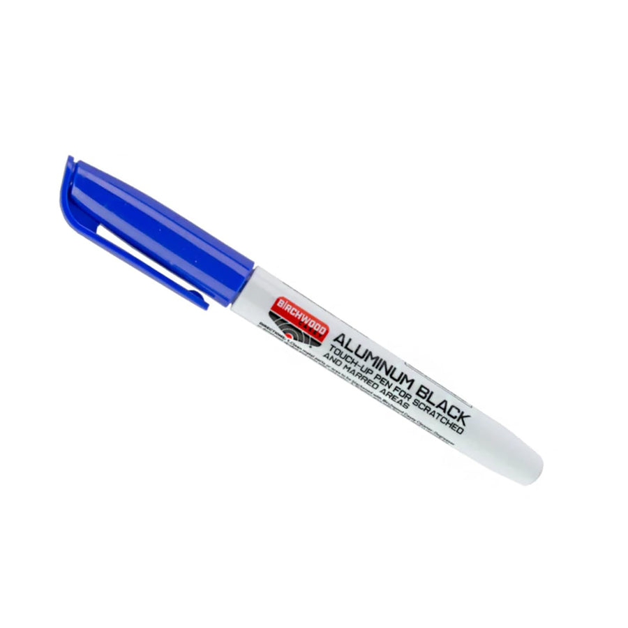 Fast-Drying Birchwood Casey Fast-Acting Aluminum Black Metal Finish Touch-Up Pen for Restoring Scratched and Marred Areas