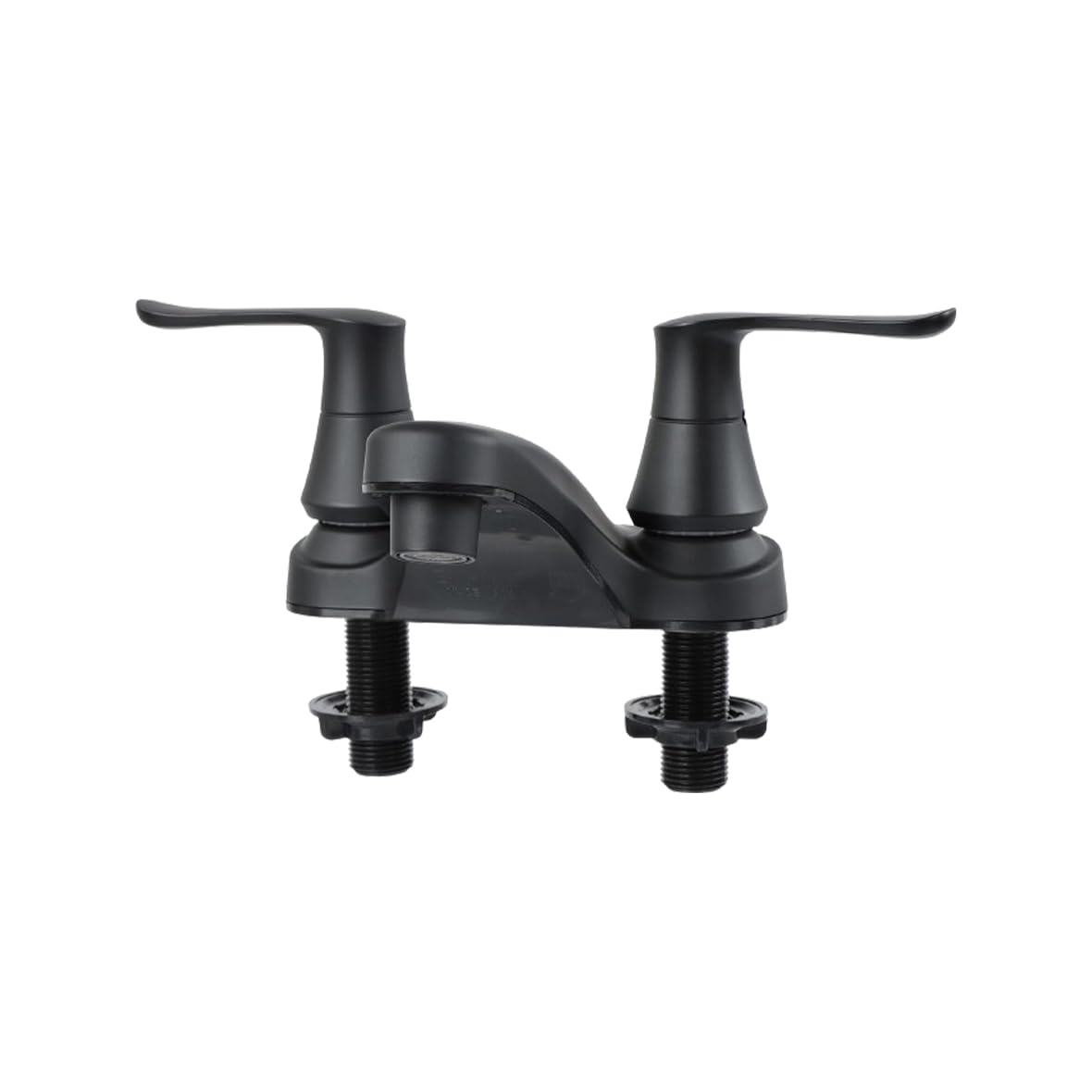 Matte Black Empire Faucets Bathroom Sink Faucet Kit - 4in Water Spout, Non-Metallic Dark Bath Fixtures for RV, Campers