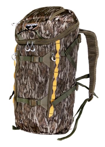 1500 TENZING Whitetail Day Pack, Olive Green, Ultra-Durable Hunting Backpack with 4 Compartments & 10 Organizational Pockets Camo Backpack for Hunting Gear and Equipment