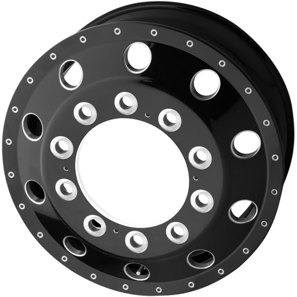 ATX G-BLK AO405 TREX Mill Wheel with Aluminum (24.5 x 8.25 inches /10 x 285 mm, 144 mm Offset)