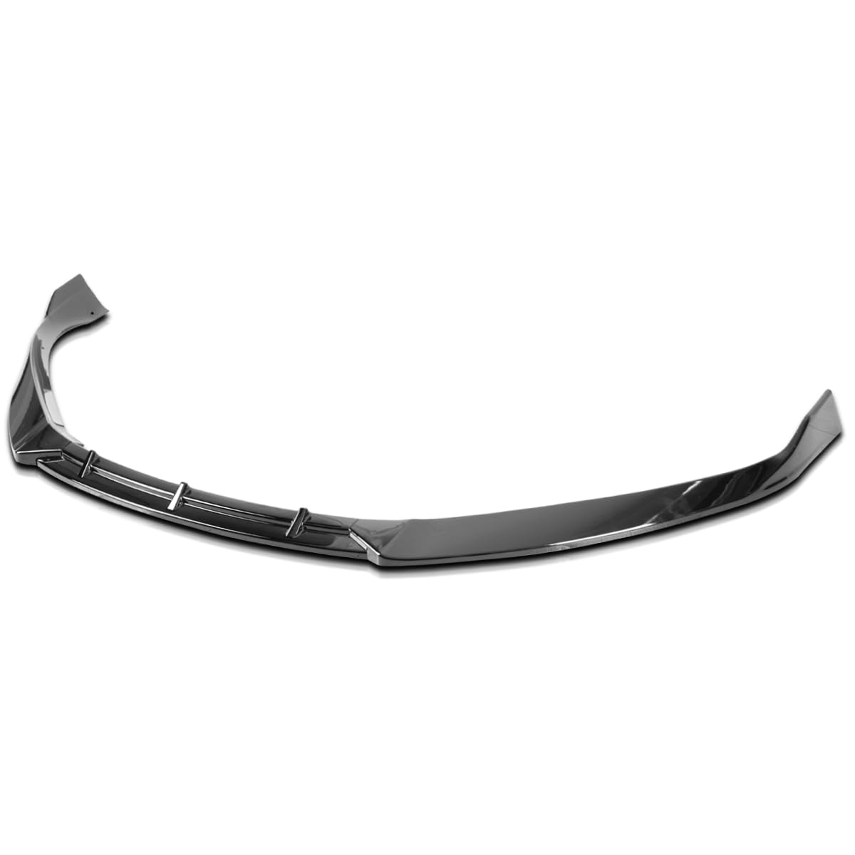 Front Bumper Lip Spec-D Tuning Glossy Black Compatible with 2017-2020 Tesla Model S, 2016 Tesla Model S Bumper