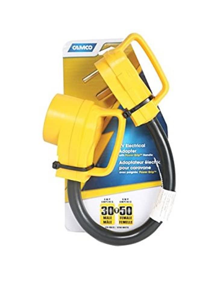18" Camco RV Power Grip and Electric Adapter, Pack of 1, RV-346B